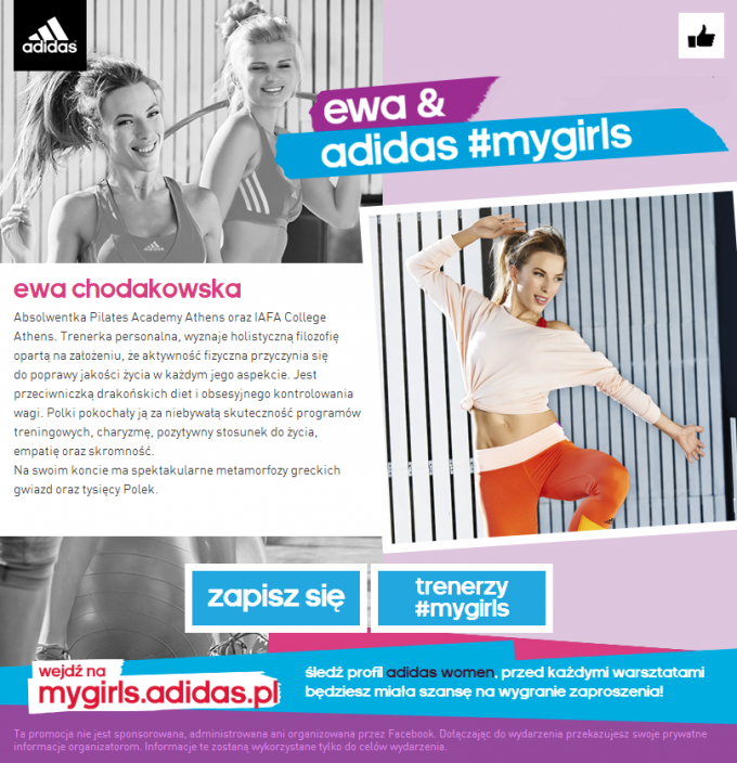  adidas and Ewa Chodakowska fitness workshops